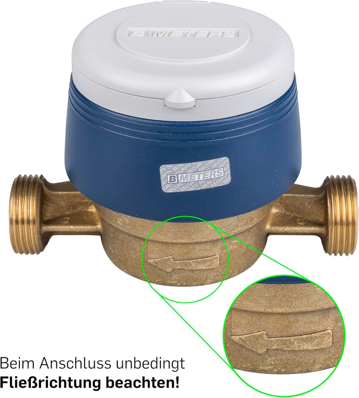 SPEWA Wasserzähler frostgeschützt neu & geeicht mit UV Schutzhaube Eichung 2025