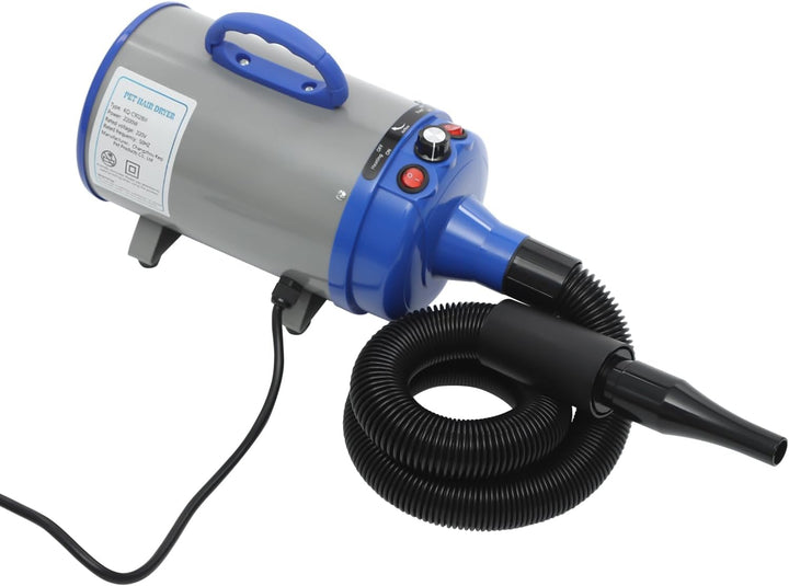 Blower Hund Hundefön,2200W 4 Düsen Stufenlos Einstellbar