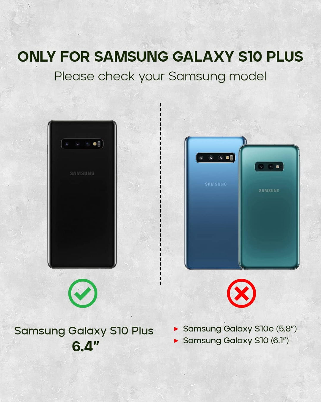 Porter Riley - Lederhülle für Samsung Galaxy S10 Plus. Premium Echtleder Standhülle/Cover/Brieftasch