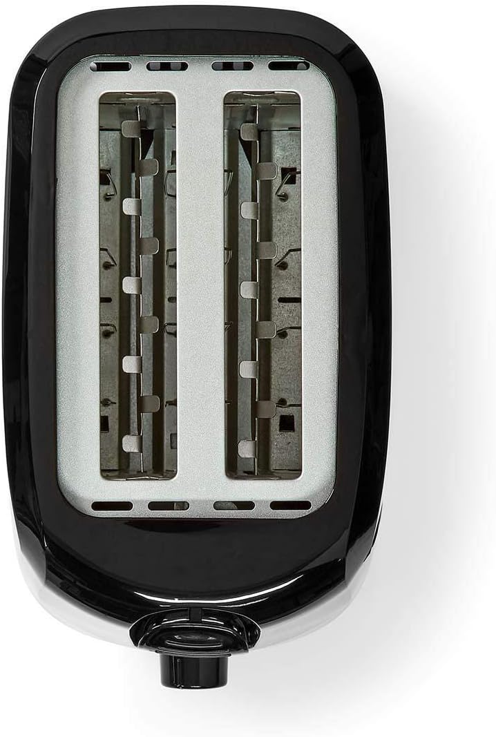 Toaster - 2 Steckplätze - Bräunungsstufen: 6 - Schwarz