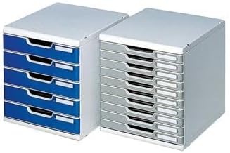 Exacompta 301003D Modulo Ablagebox, 350 x 288 x 320 mm, mit 5 Schubladen, ideal für Dokumente DIN A4