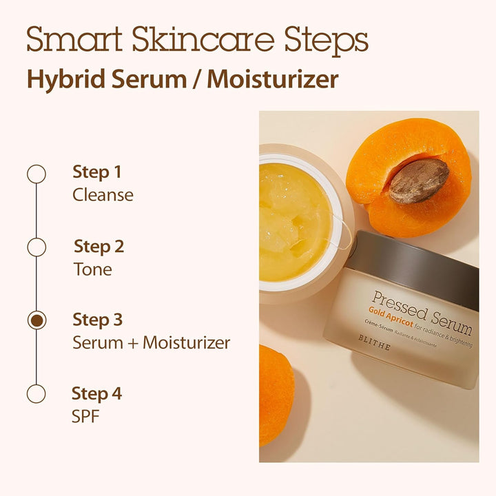 BLITHE Gold Aprikose Niacinamid Creme Glass Skin - Korean Skincare Glow Tagescreme für reife Haut, N