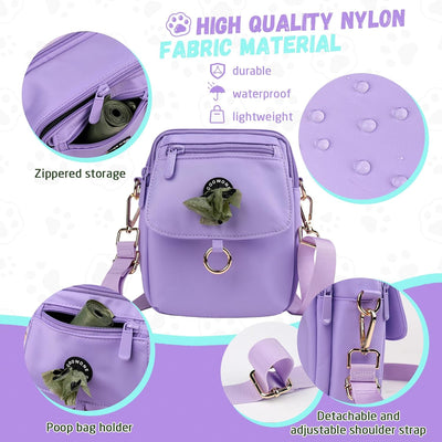 COOWONE wasserdichte Hundeleckerli-Tasche, Hundespaziergang Tasche, Leckerli-Tasche für Hunde, Hunde