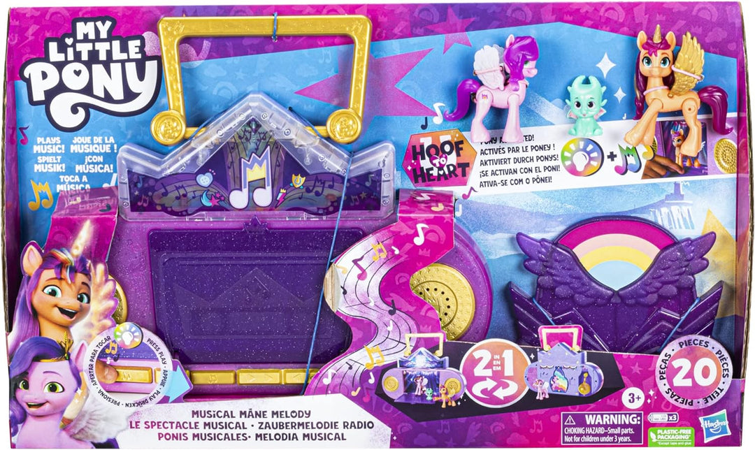 My little Pony – Entdecke Dein Ponyfunkeln Zaubermelodie Radio, Spielset mit Lichtern, Geräuschen, 3