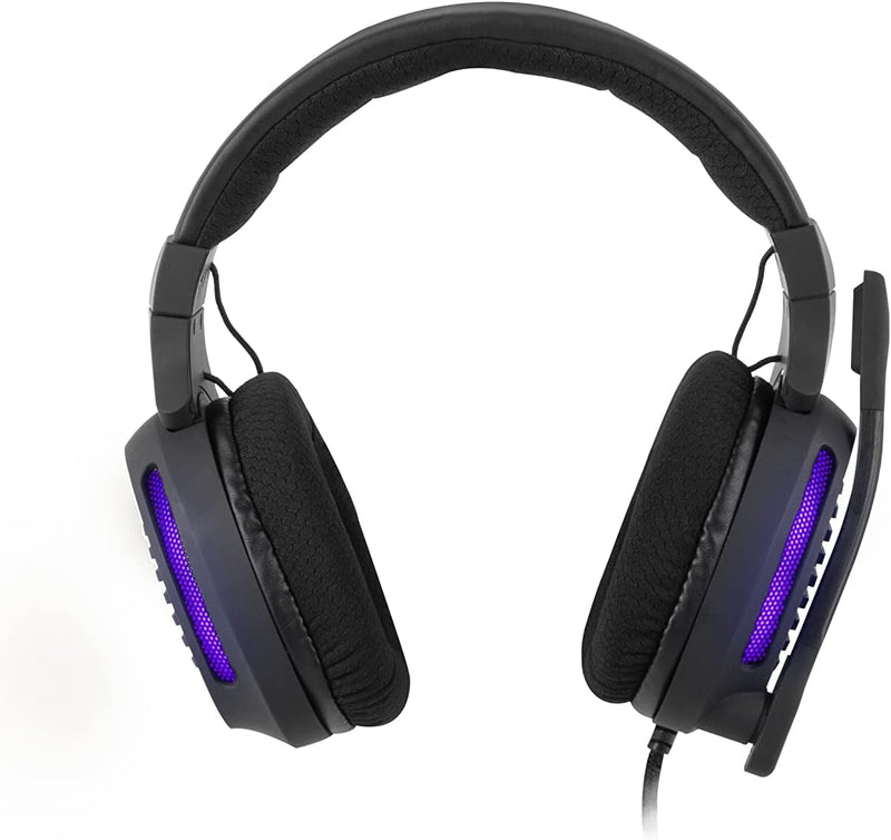 Millenium Gaming Headset mit Klinkenanschluss 3,5mm, Headset mit Mikrofon und LED für Konsolen und a