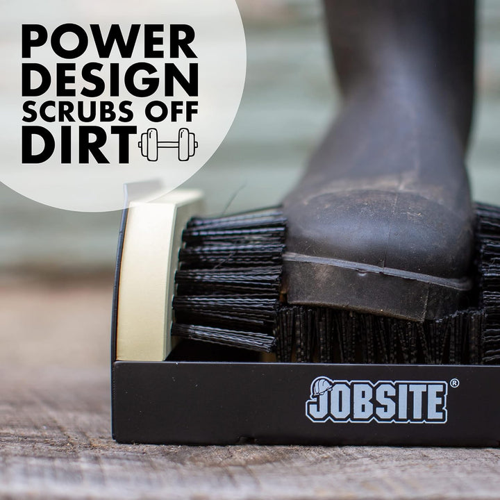 JobSite The Original Boot Scrubber - Die Original All-in-1 Allwetter Stiefel- Schuhputz- Reinigungs-