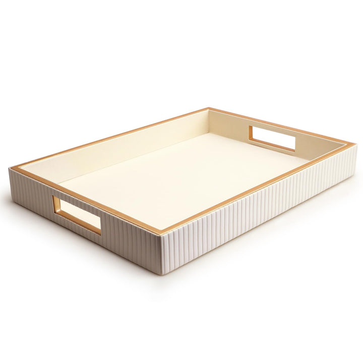 SANZIE Ledertablett, Schreibtisch-Aufbewahrung, Organizer, Premium-Serviertablett, dekoratives Table