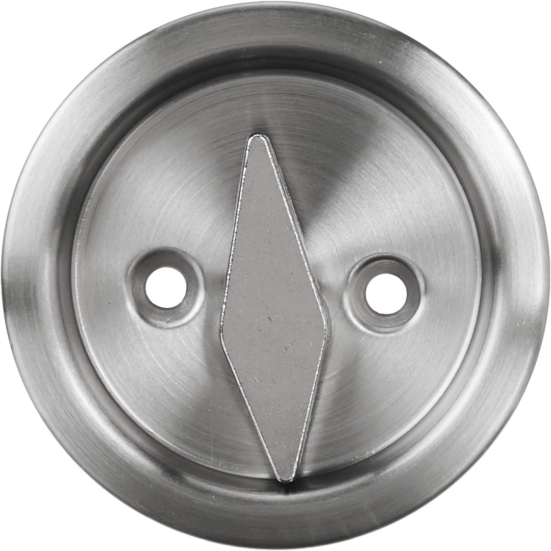 Kwikset 335 rund Bett/Bad Pocket Tür Lock in Satin Nickel Satin / Nickelfarben, Satin / Nickelfarben