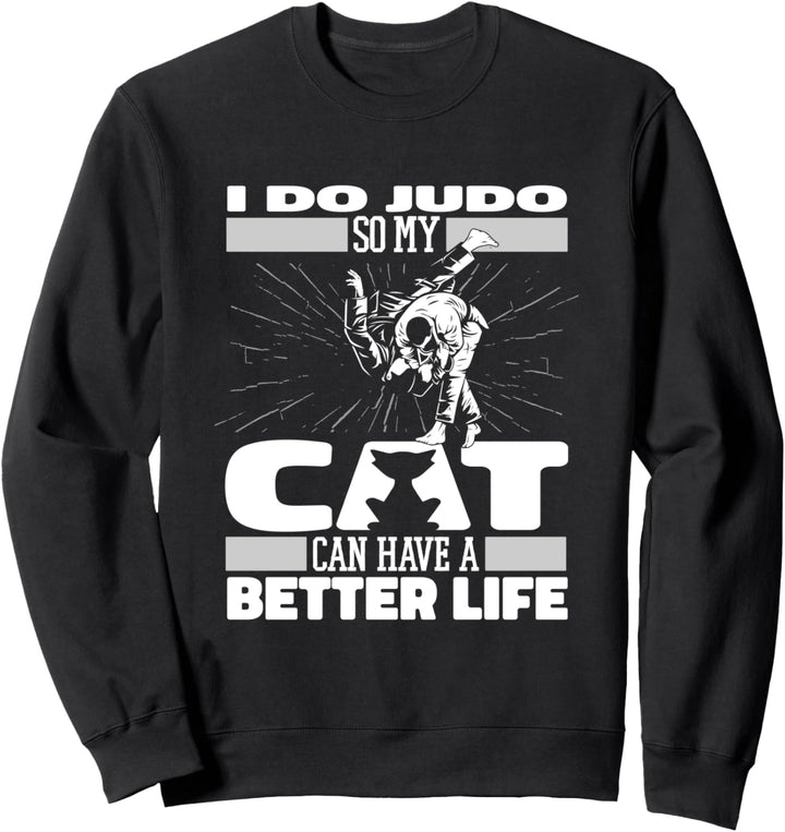 Judoka Katze Kampfkunst Selbstverteidigung - Standkampf Judo Sweatshirt