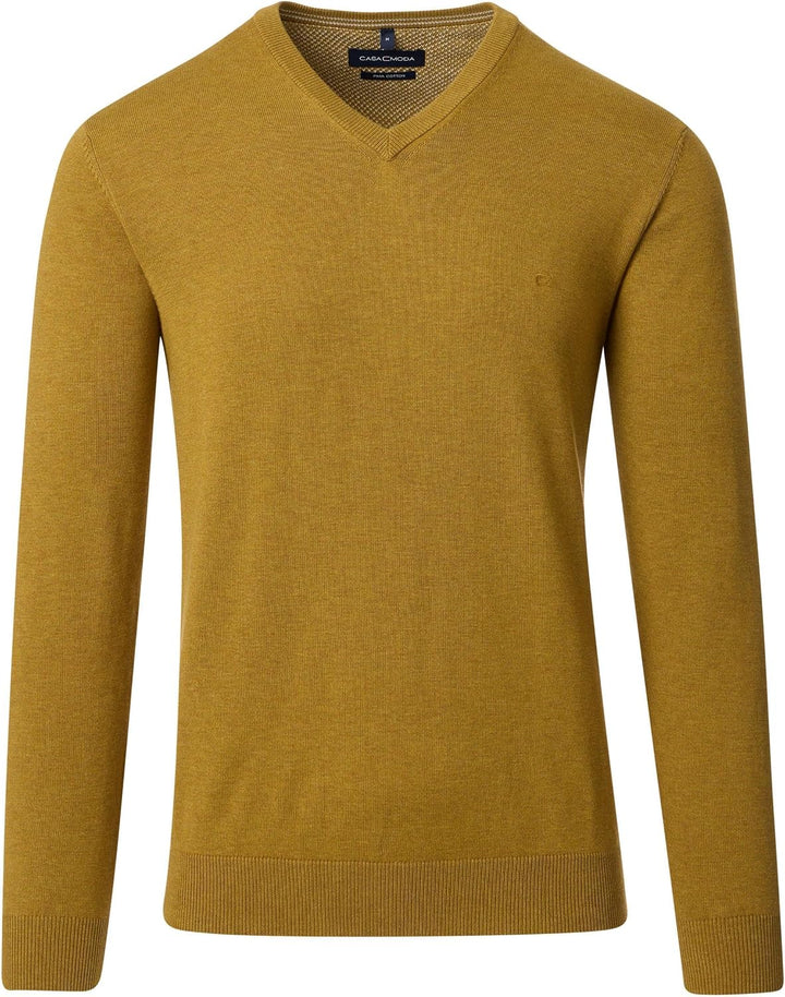 CASAMODA Herren Pullover S Gelb, S Gelb