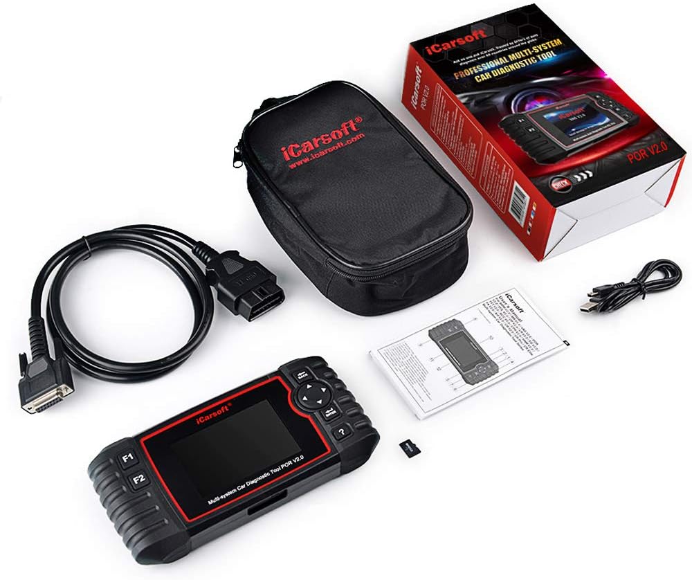 iCarsoft OBD II Diagnosetool POR V2.0 icpor2 Passend Fuer (Auto-Marke): Porsche uneingeschraenkt 1St