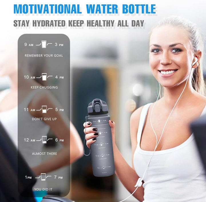Trinkflasche 1L/500ml/ 700ml/1500ml Sportflasche, BPA-frei Tritan Trinkflasche Sport Auslaufsicher m