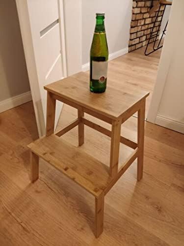 IKEA TENHULT Tritthocker, 43 x 40 x 50 cm, Bambus