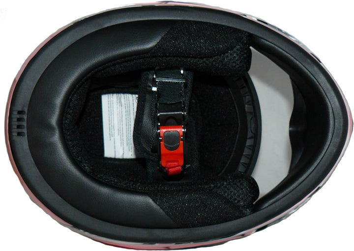 Protectwear Kinder Motorradhelm, Integralhelm, Rosa/Silber Glanz, M (57-58) XXS Rosa/Silber, XXS Ros