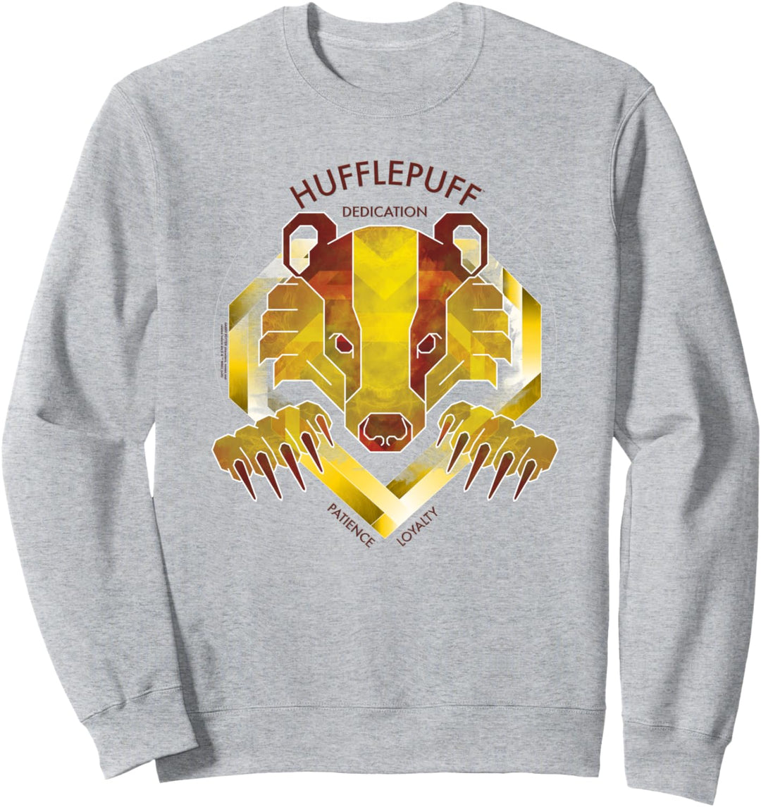 Harry Potter Hufflepuff Dedication Patience Loyalty Sweatshirt