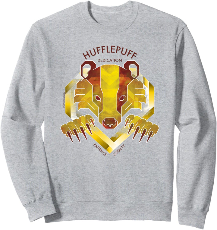 Harry Potter Hufflepuff Dedication Patience Loyalty Sweatshirt