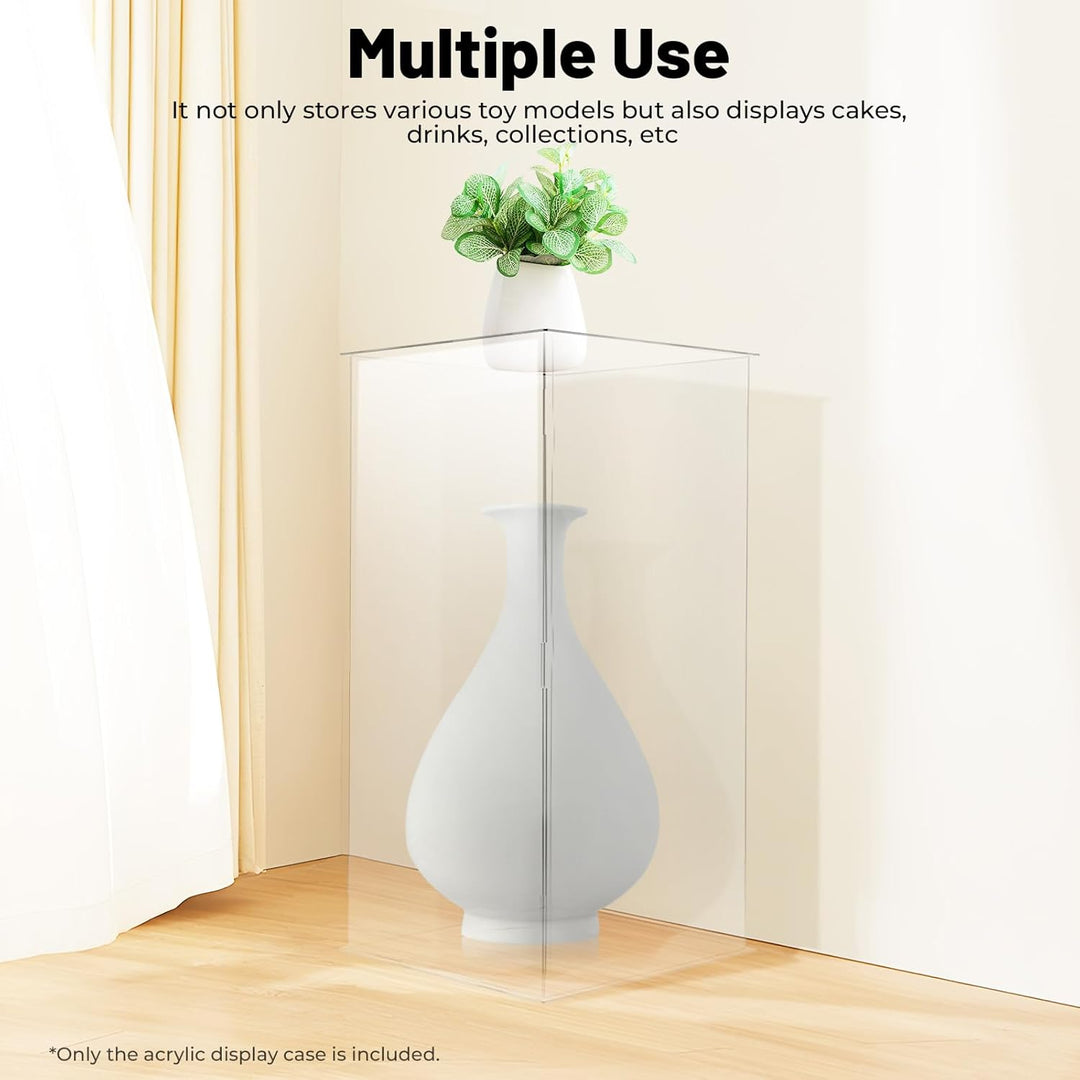 Acryl Präsentationsständer Transparent 60cm – Moderner Display Ständer für Blumen, Deko, Sammlerstüc