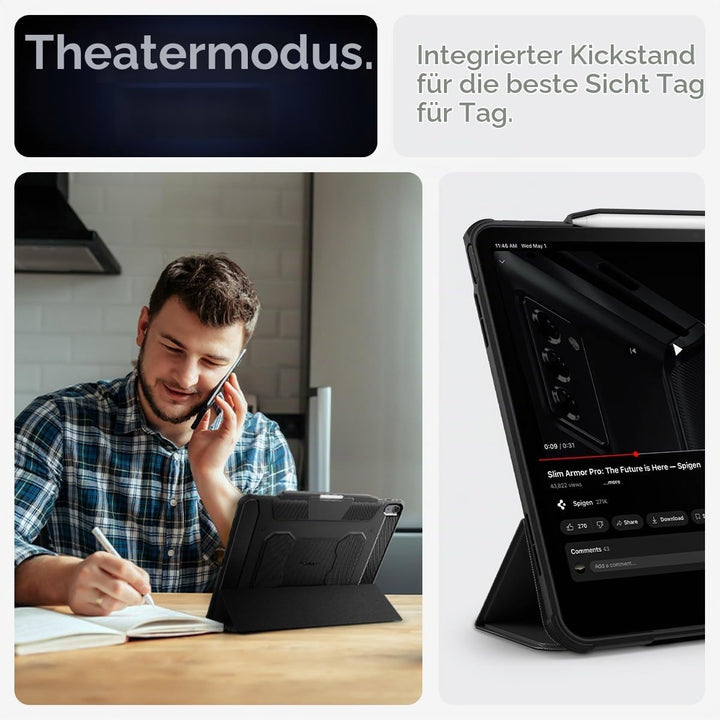 Spigen Rugged Armor Pro Hülle für iPad Air 13 8. M4 / 7. M3 / 6. Generation M2 (2026/25/24) Case mit