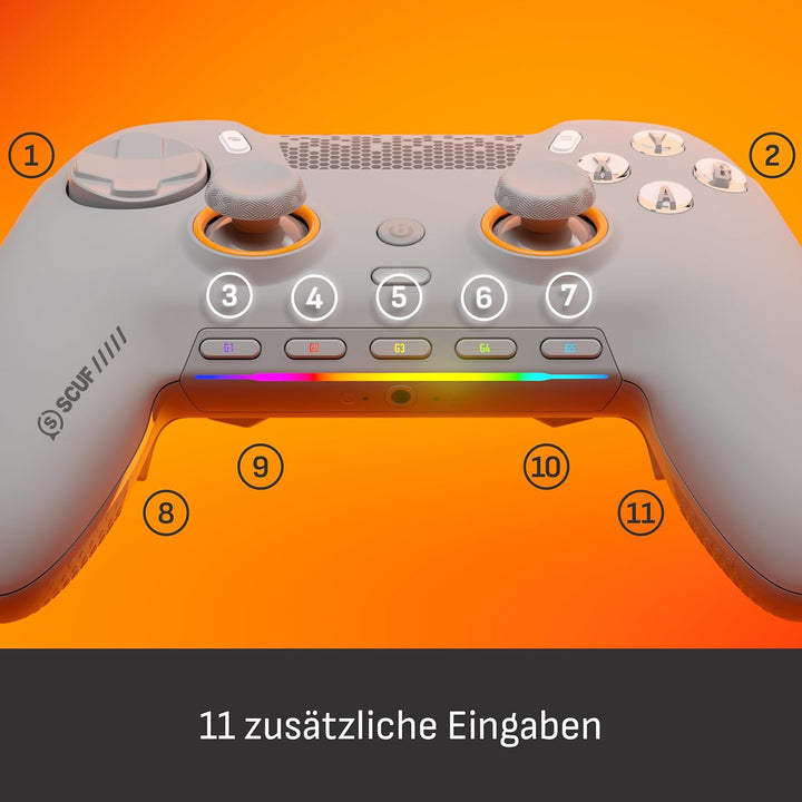 Scuf ENVISION PRO V2 (2025) Kabelloser Gaming-Controller nur für den PC – Anti-Drift-Daumenstifte –