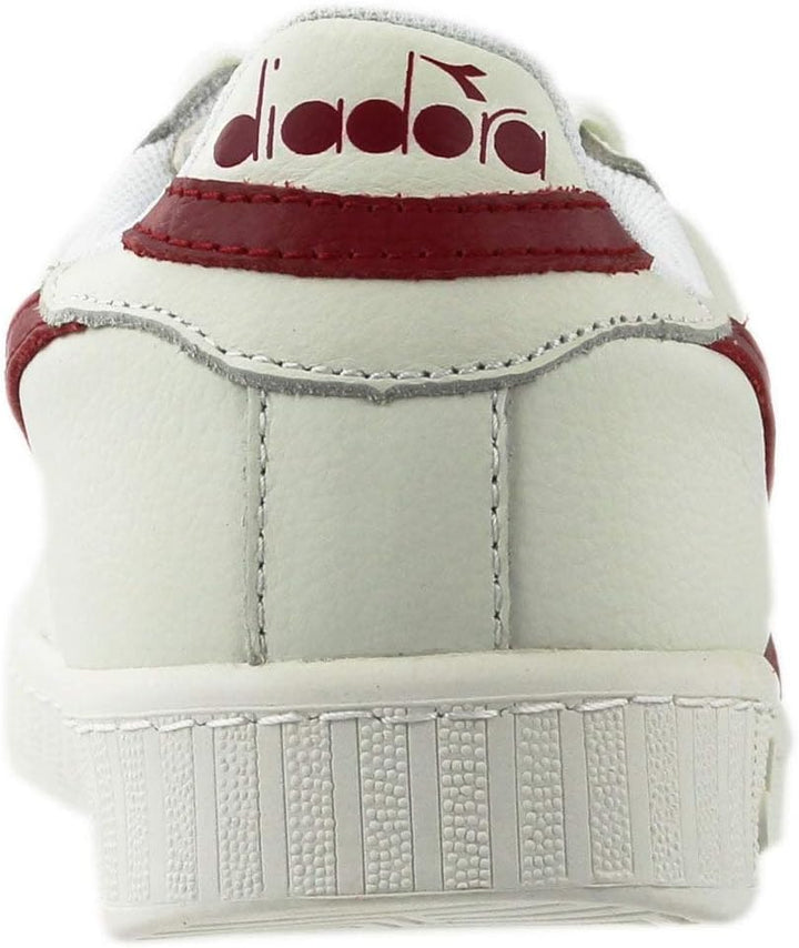 Diadora Unisex Game L Low Waxed Gymnastikschuhe 37 EU Weiss Rot Pfeffer, 37 EU Weiss Rot Pfeffer