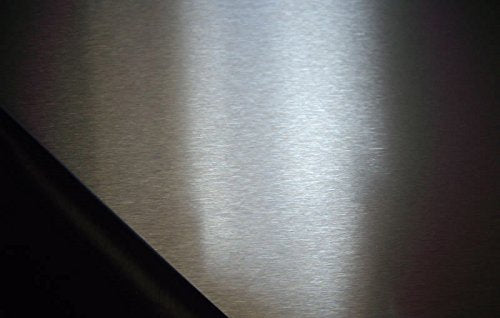 Edelstahlblech 0,8mm stark K240 geschliffen rostbeständiges V2A Blech … (1500x1000mm), 1500x1000mm
