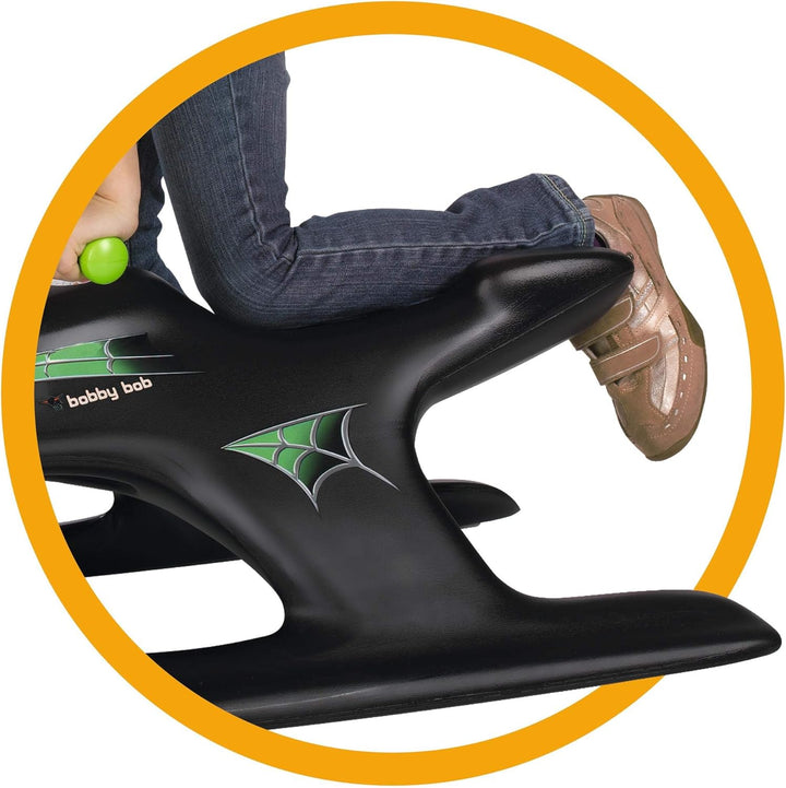 BIG-Bobby-Bob - Wild Spider - Kinderschlitten, Zugseil mit Griff, leichte Lenkung mit Metallkufen, l