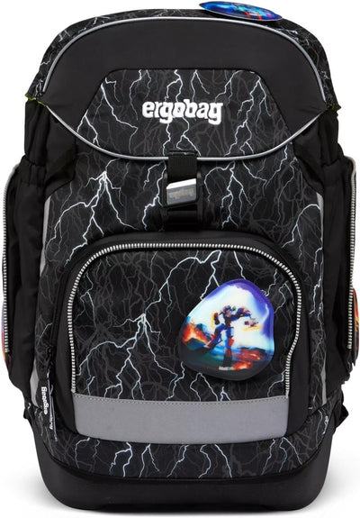 ergobag pack Set ergonomischer Schulrucksack Flexibel 6-teilig 1. Klasse Grundschule Super Reflektbä