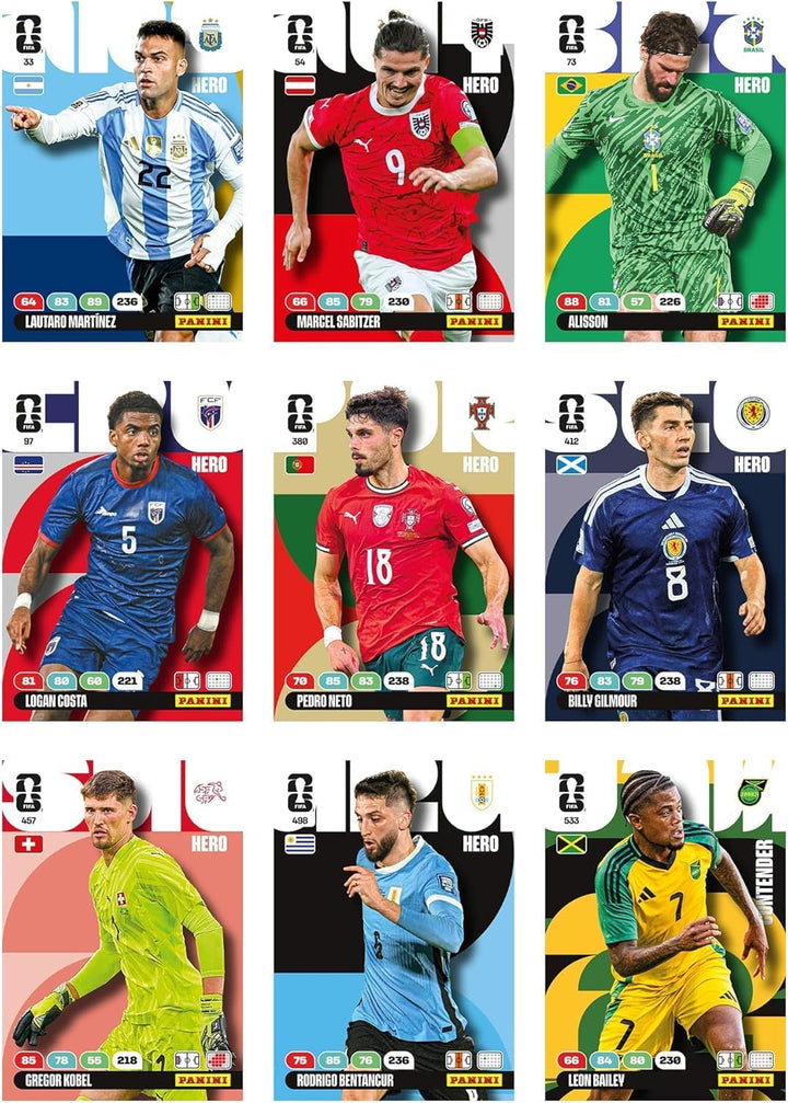 FIFA Weltmeisterschaft 2026 Trading Cards Game Blisterverpackung 1 Premium-Beutel mit 10 Karten