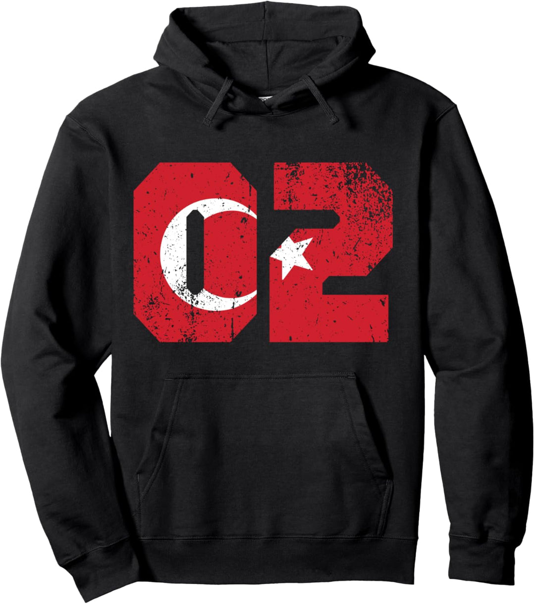Adiyaman 02 Memleket Türkei Fahne Geschenkidee Pullover Hoodie