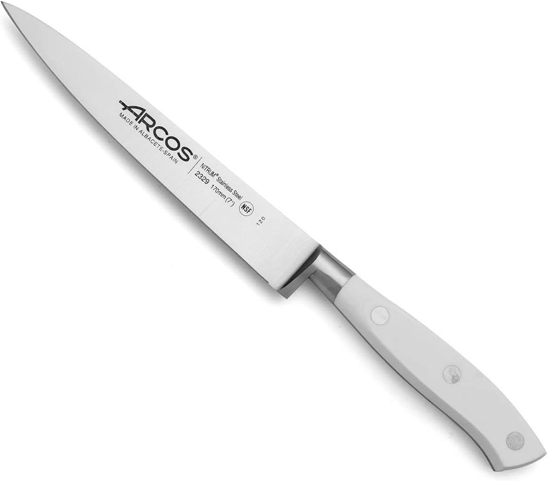 Arcos Serie Riviera Blanc - Sohlenmesser - Klinge aus Nitrum geschmiedetem Edelstahl 170 mm - HandGr