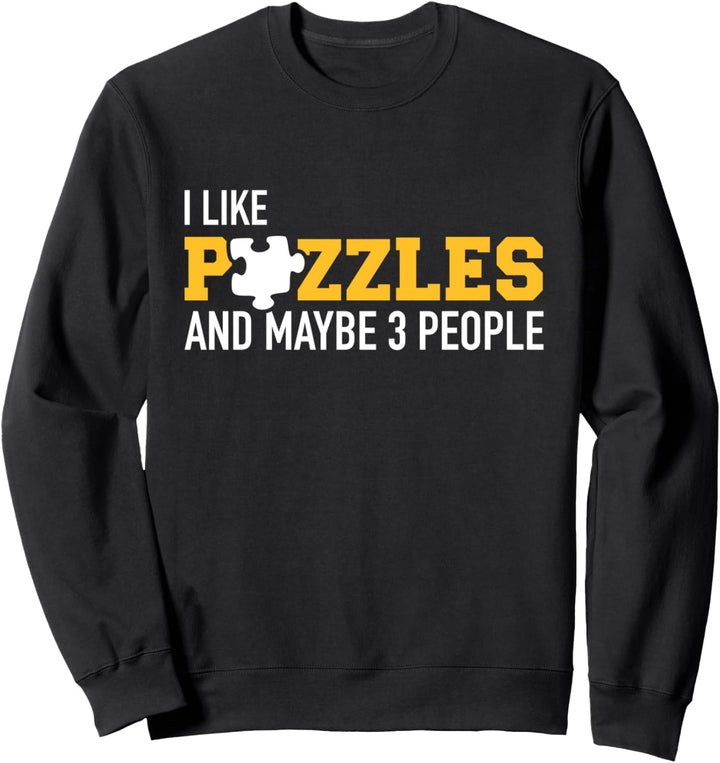 Puzzle Spruch people Sweatshirt