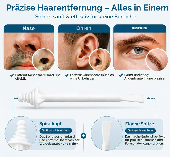 Nase Waxing set, Nasenhaar Wachs, Männer Nasenwachs Haarentfernung Set mit Mini Wax Maschine,USB-Sch