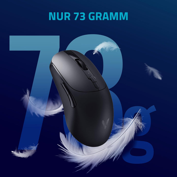 Rapoo V200PRO kabellose 2,4 GHz High-Performance Gaming-Maus mit 26000 DPI optischem Sensor, 50 G Be