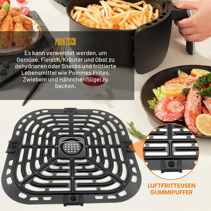 Air Fryer Grillplatte für Instant Pot Vortex Plus 5.7L Air Fryer Zubehör Ersatzteile Tablett Grillpf