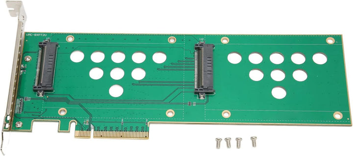 U.2 PCIe NVMe Adapter, U.2 PCIe SSD Riser Card, U.2 zu PCIe 3.0 4.0 X8 X16 SSD Adapterkarte 40Gbps D