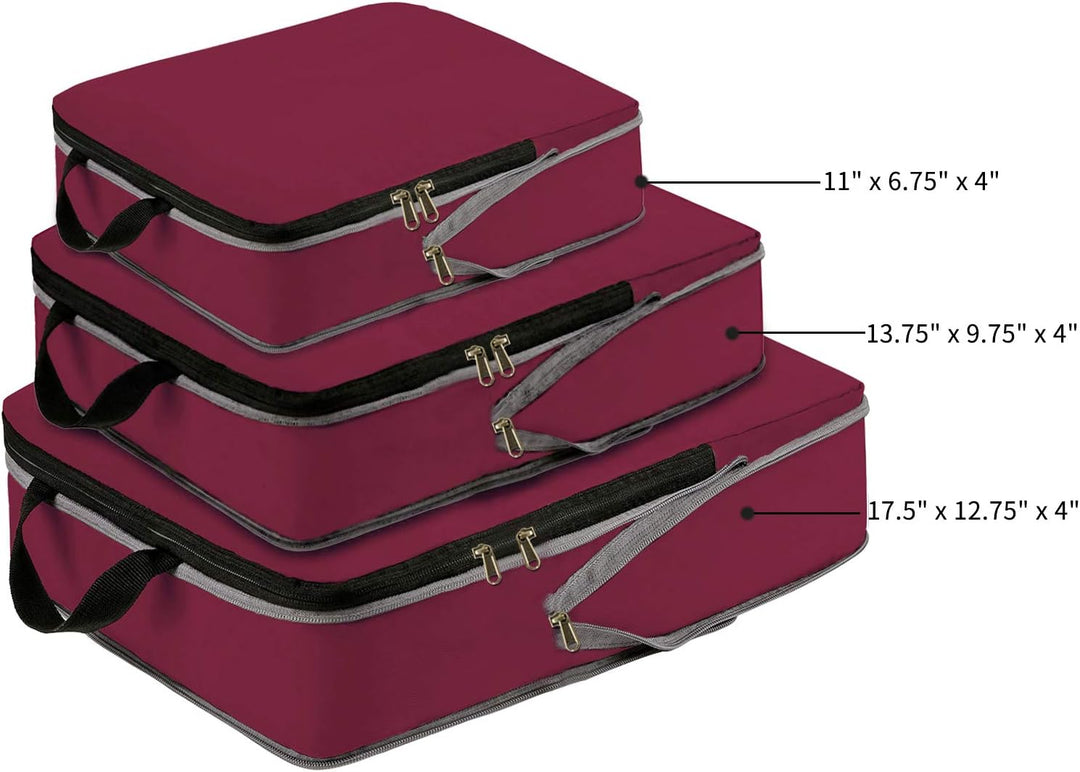 Eono Komprimierbaren Packwürfeln zur Organisation Ihres Reisegepäcks, Compression Packing Cube, Pack