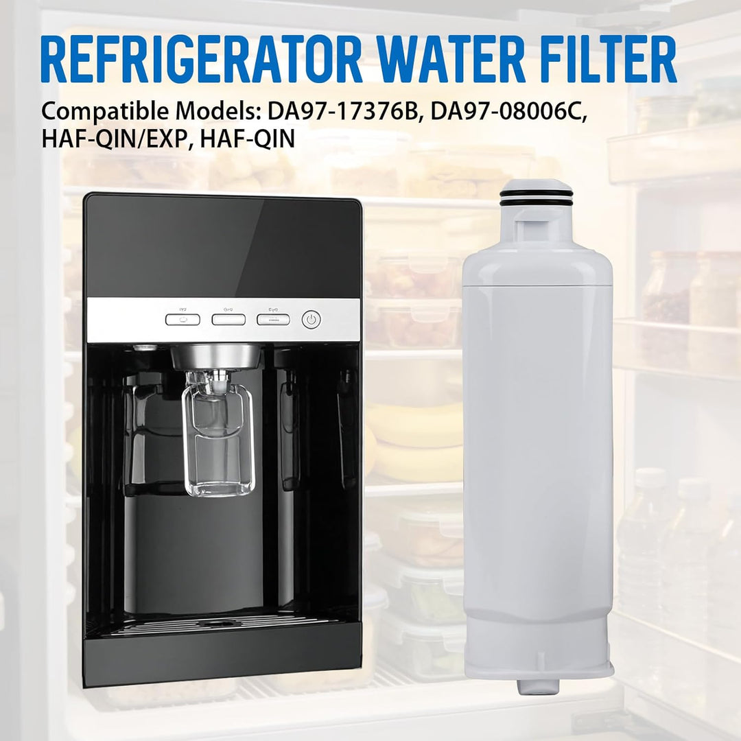 2 Stück Kühlschrank Wasserfilter, Ersatz Kühlschrank Wasserfilter kompatibel mit Samsung DA97-17376B