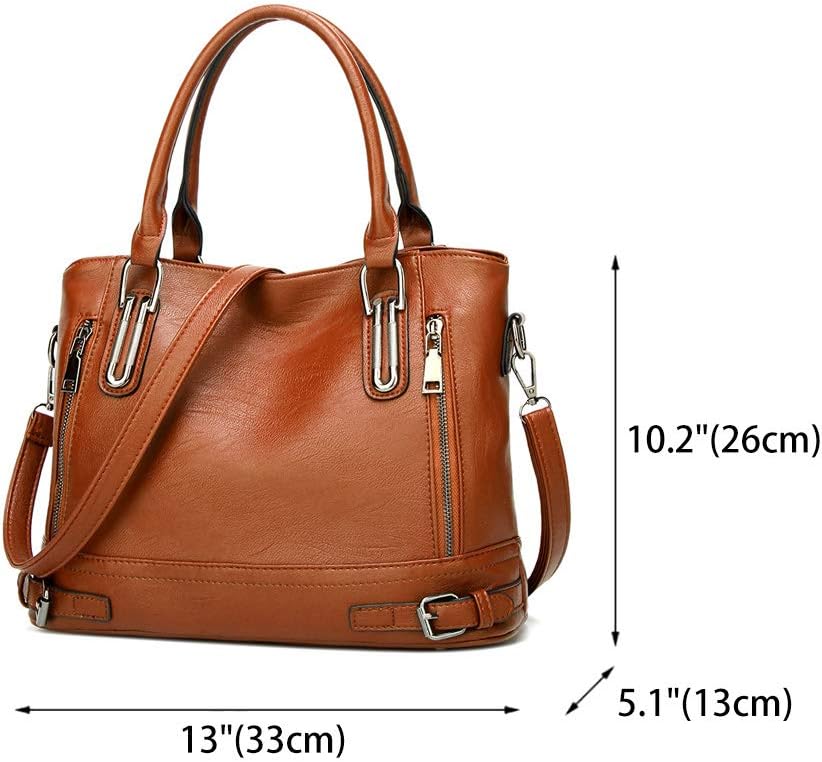Damen Tasche Handtasche Umhängetasche Schultertasche Frauen Kulturbeutel Weekender Klein PU Leder DE