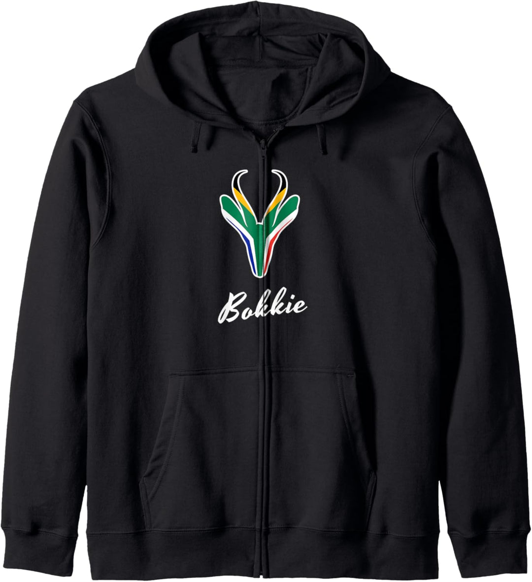 South African Bokkie Südafrika Flagge Kapuzenjacke