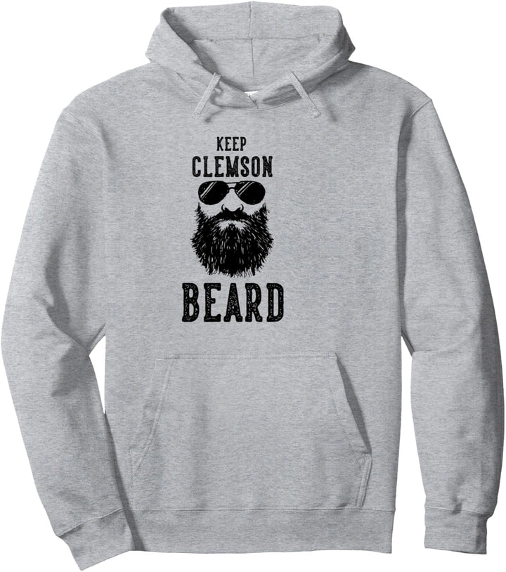 Keep Clemson South Carolina BEARD Funny Hipster Retro Pullover Hoodie