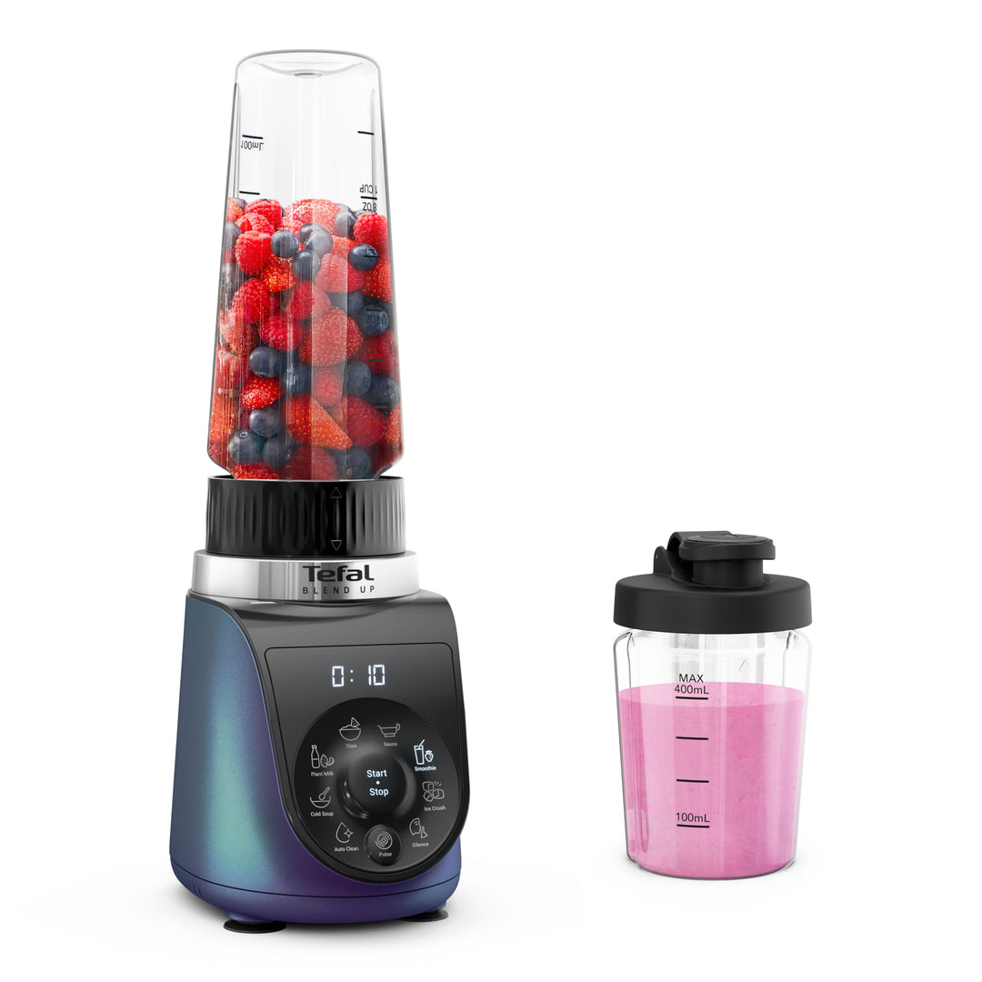 Tefal Blend Up Mini-Mixer, 8 automatische Programme, Pulsfunktion, abnehmbare Powelix-Klingen, inkl.