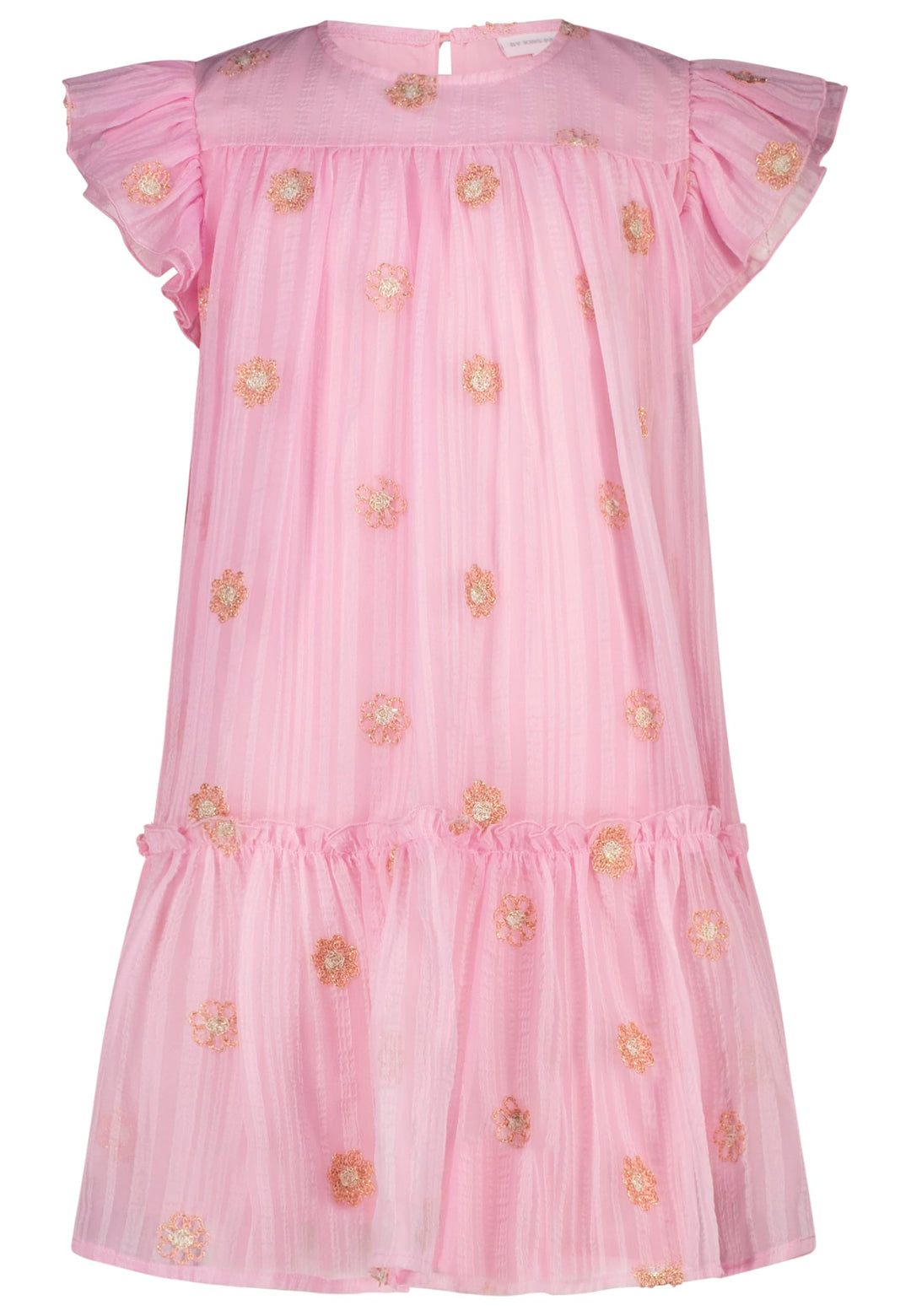 SALT AND PEPPER BY KIDS PARK Mädchen Kleid Gewebt 128 Candy Rose, 128 Candy Rose