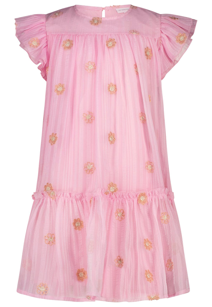 SALT AND PEPPER BY KIDS PARK Mädchen Kleid Gewebt 128 Candy Rose, 128 Candy Rose