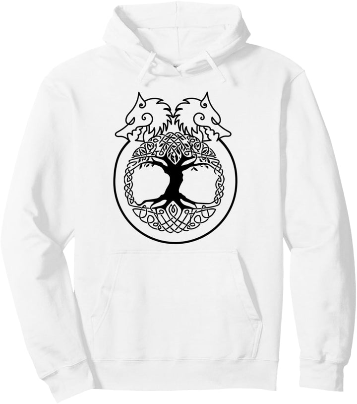 Celtic Irland Wikinger Keltisch Knoten Muster Baum Pullover Hoodie
