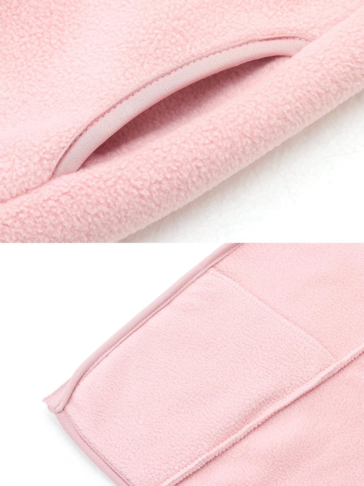 Kleinkind Kinder Fleeceweste Erwachsene Ärmellose Jacke Stehkragen Winddichter Reissverschluss Polar