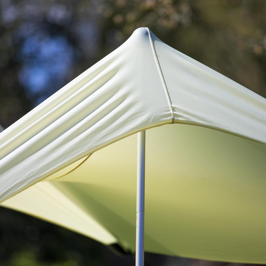Meister Strandzelt - 210x210 cm - UVA/B-Schutz - LSF50+ - 2 bis 4 Personen - Mit Sandankern - Koffer