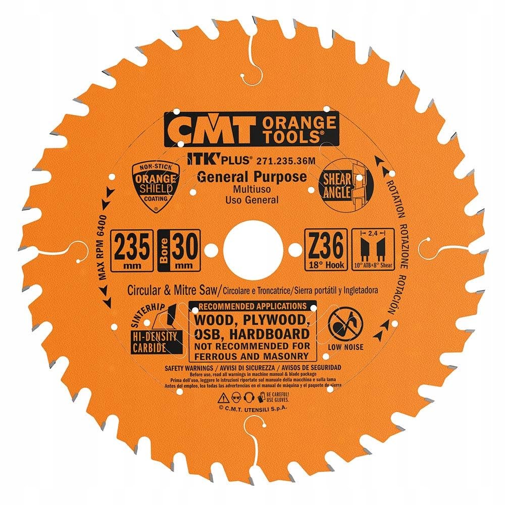 CMT Orange Tools 271.235.36 M Handkreissäge (Ultra ITK) 235 x 1.7 x 30 Z 36