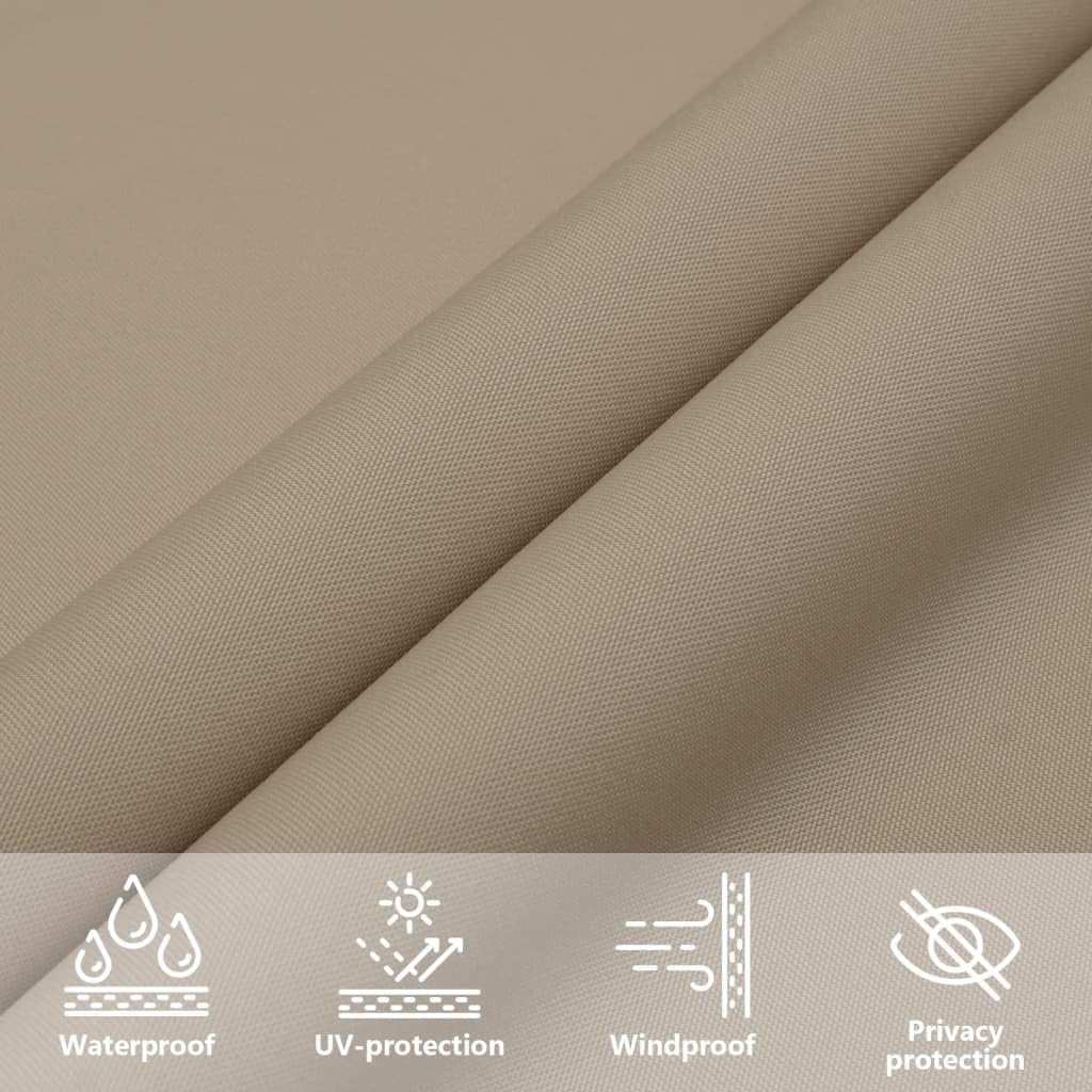 vidaXL Sonnensegel Wasserfest Sonnenschutz Windschutz Sonnendach UV Schutz Garten Terrasse Balkon Ox