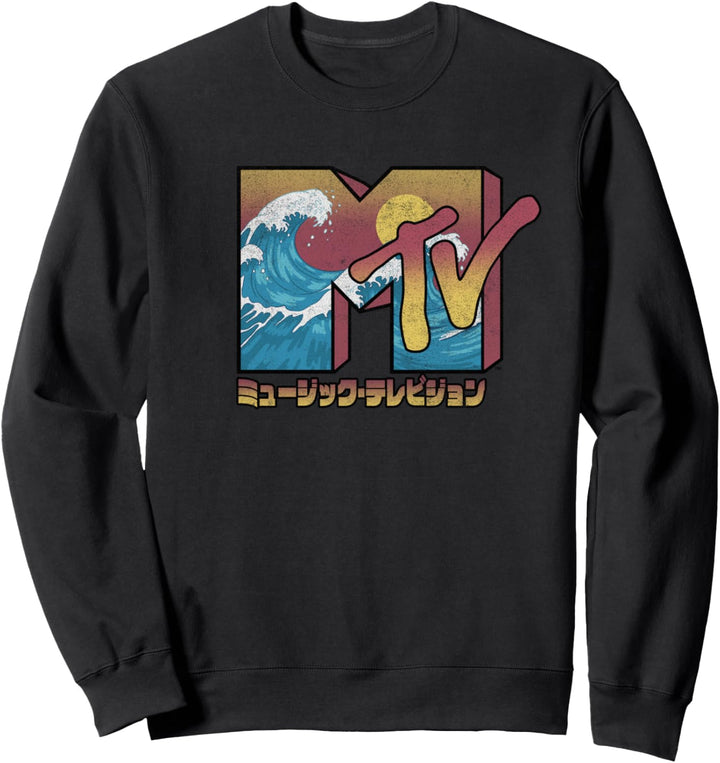 MTV Music Television Japan Wave Logo Sweatshirt