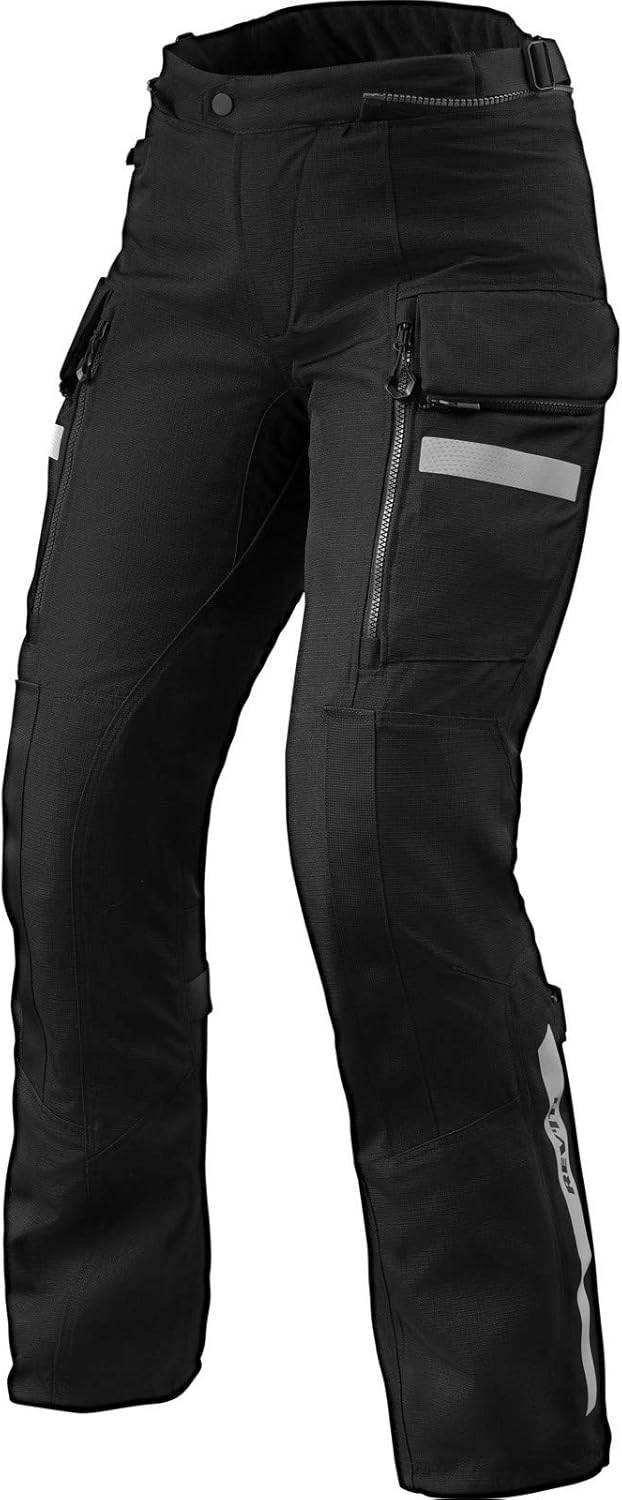 Revit Sand 4 H2O Damen Motorrad Textilhose (Black/Black,46)